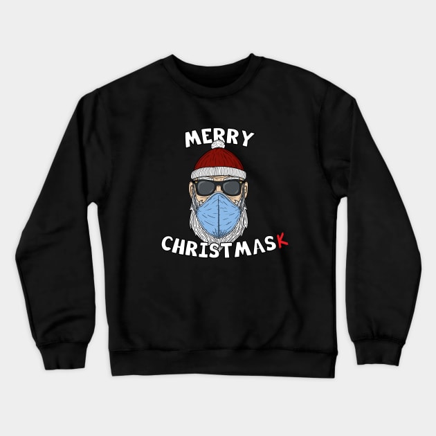 Merry Christmask - Covid Christmas Crewneck Sweatshirt by Ratatosk